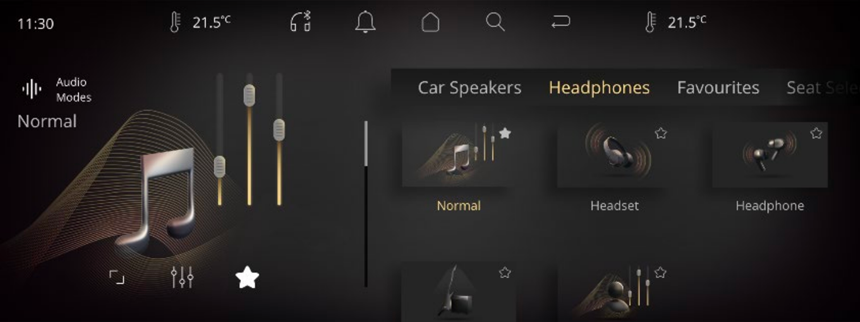 Headphone audio routing UI